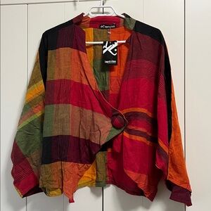 NWT Leopards & Roses Cotton Coverup size XL - 2X